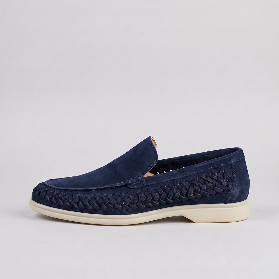 The Lucca Woven Suede Loafer