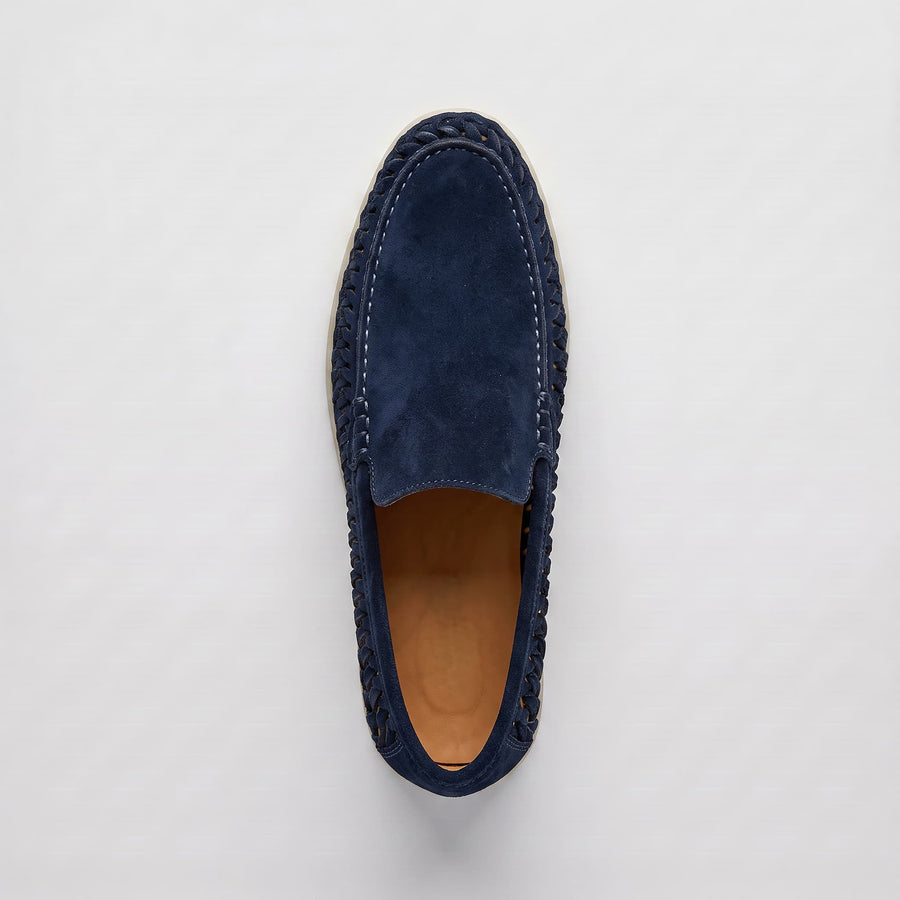 The Lucca Woven Suede Loafer