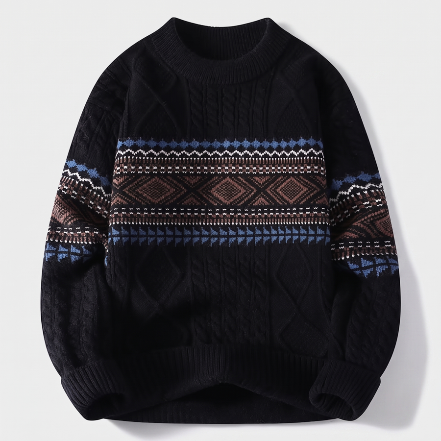 Arvid Nordic Knit Sweater