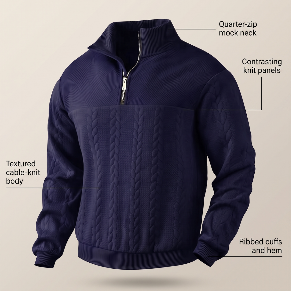 Camden Quarter-Zip Sweatshirt