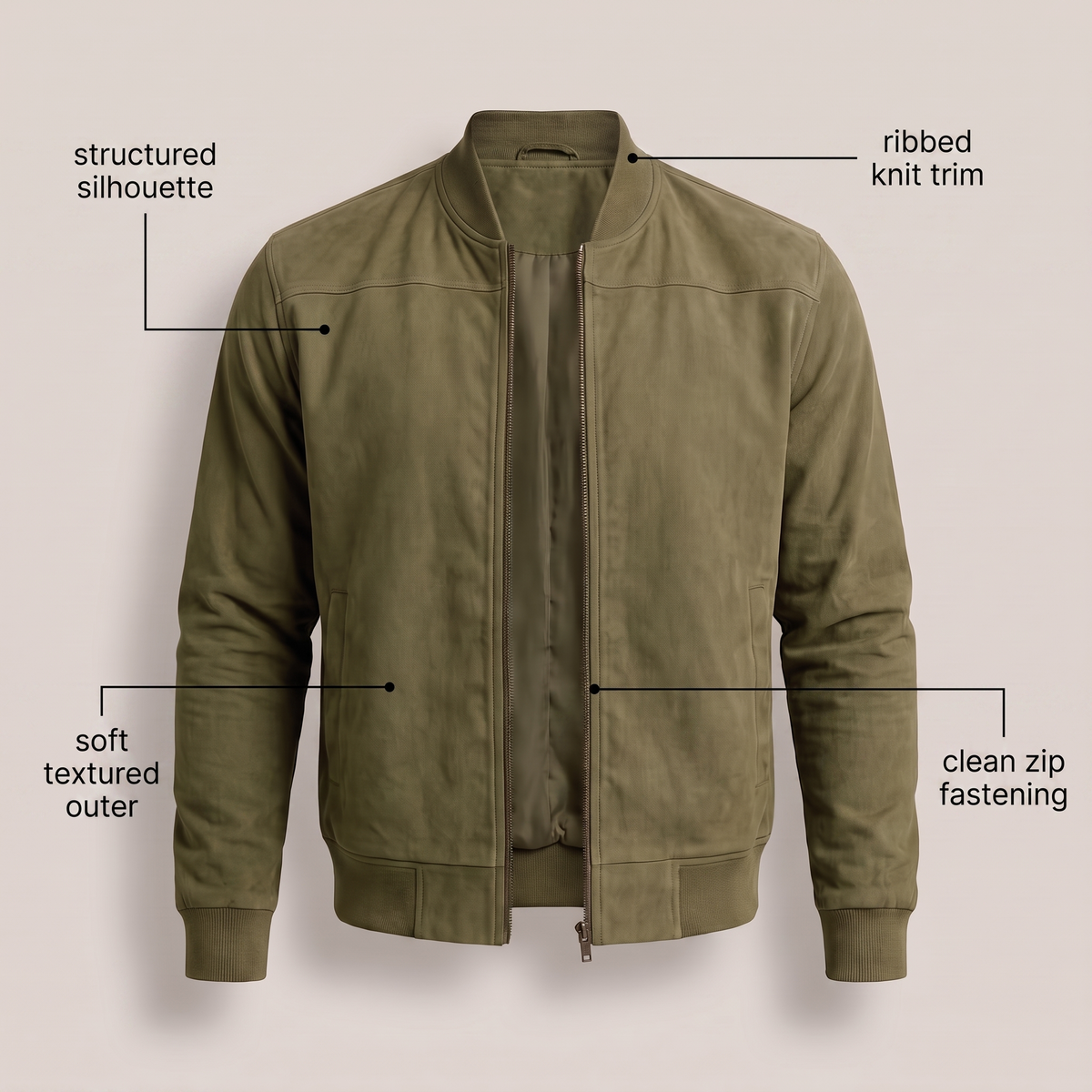 Carter Suede Jacket