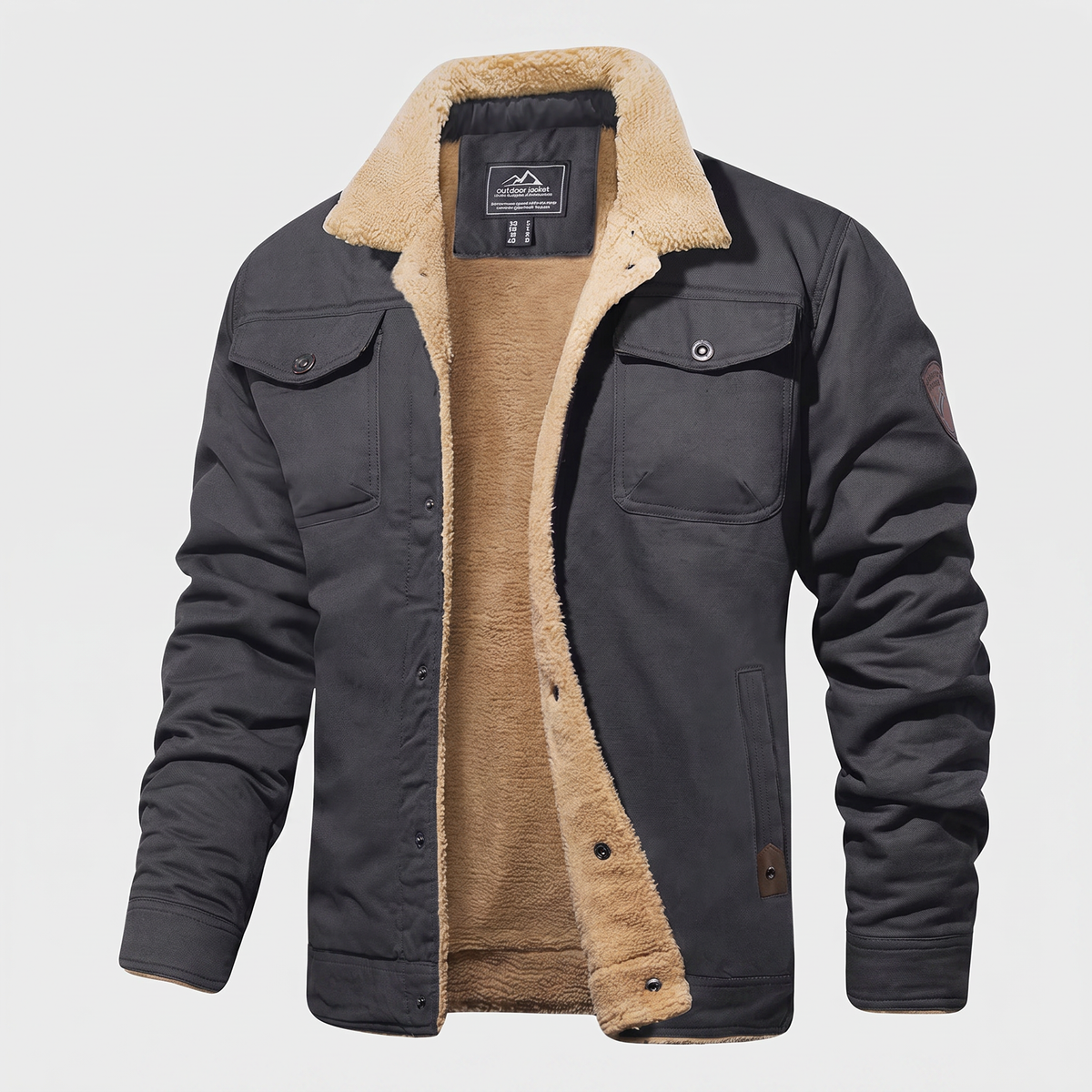 Casey Fleece Bomber Jacket
