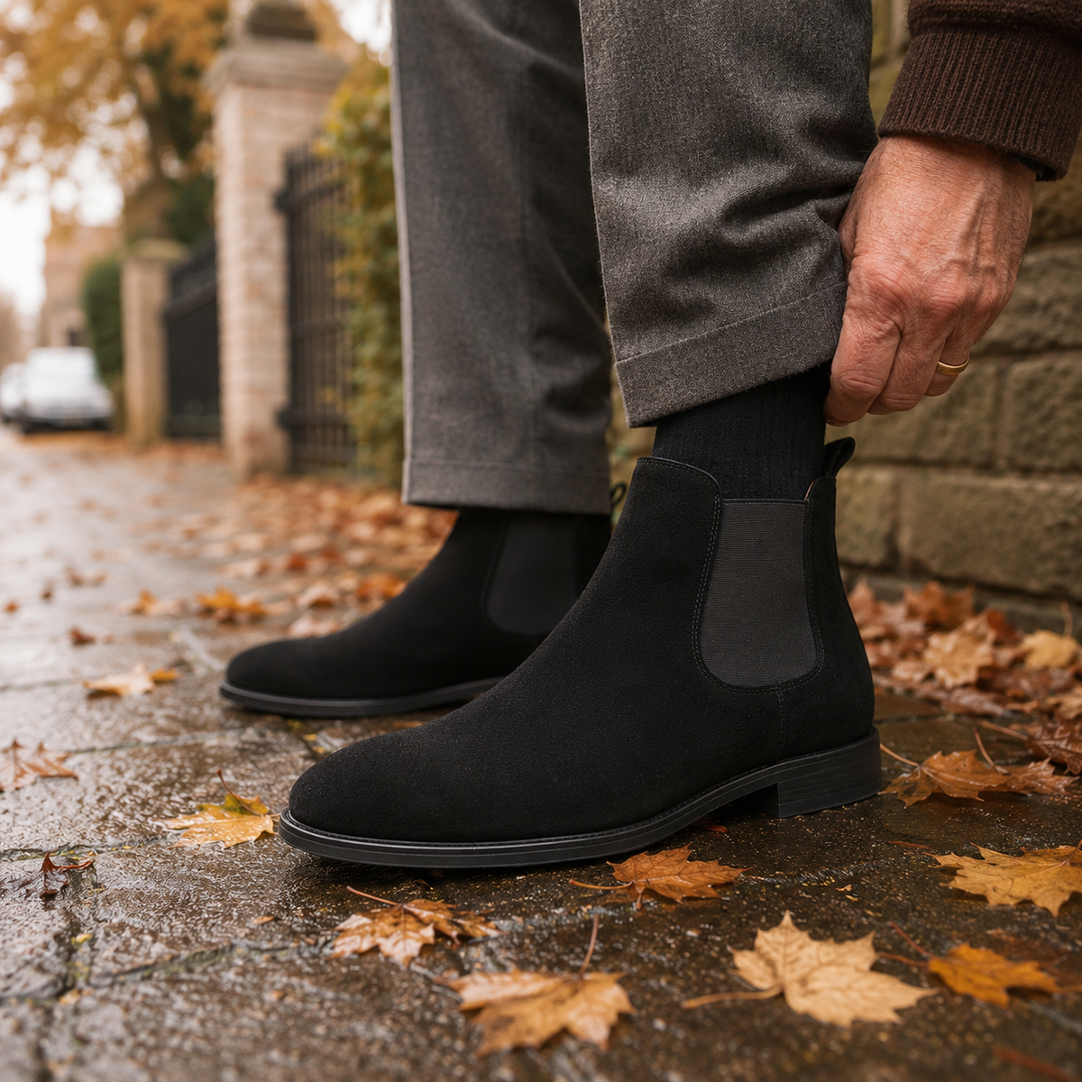 The Chester Chelsea Boots - Easy Slip-On & Cushioned Comfort