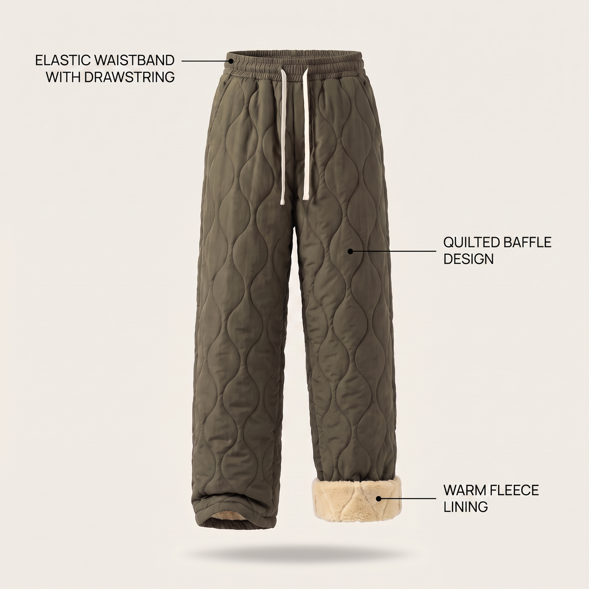 Clouden Quilted Pants