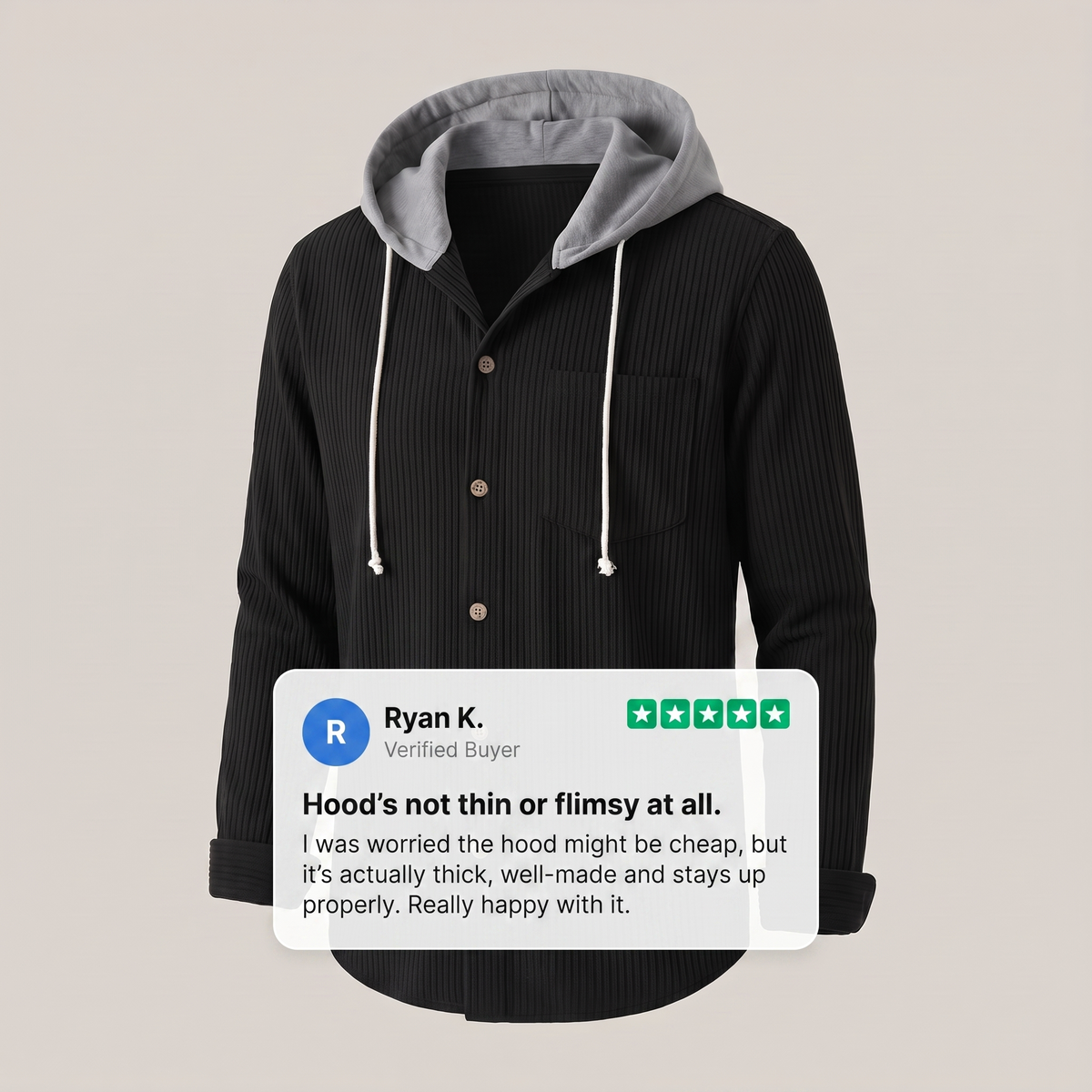 Dante Corduroy Hoodie