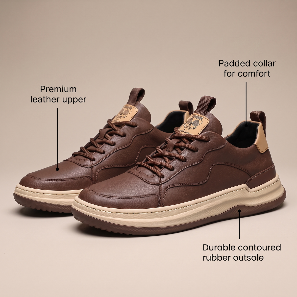 Marten Leather Trainers