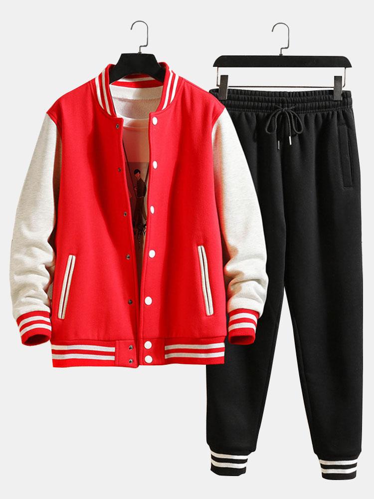 Kontrast Baseballjacke & Joggerhose