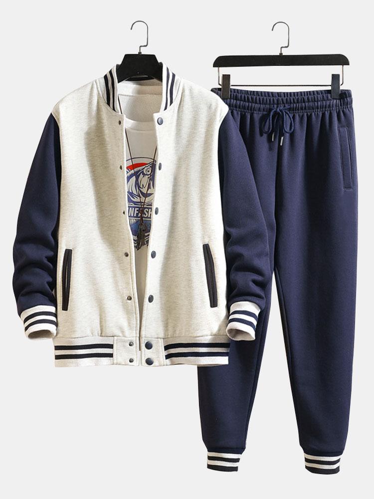 Kontrast Baseballjacke & Joggerhose