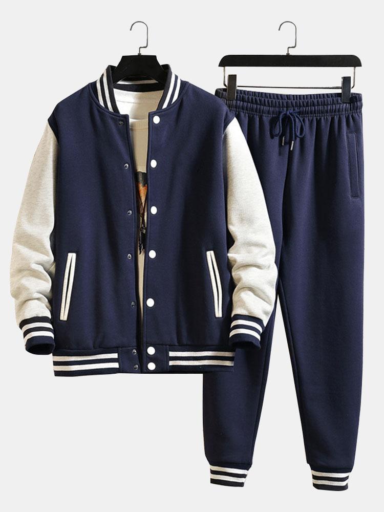 Kontrast Baseballjacke & Joggerhose