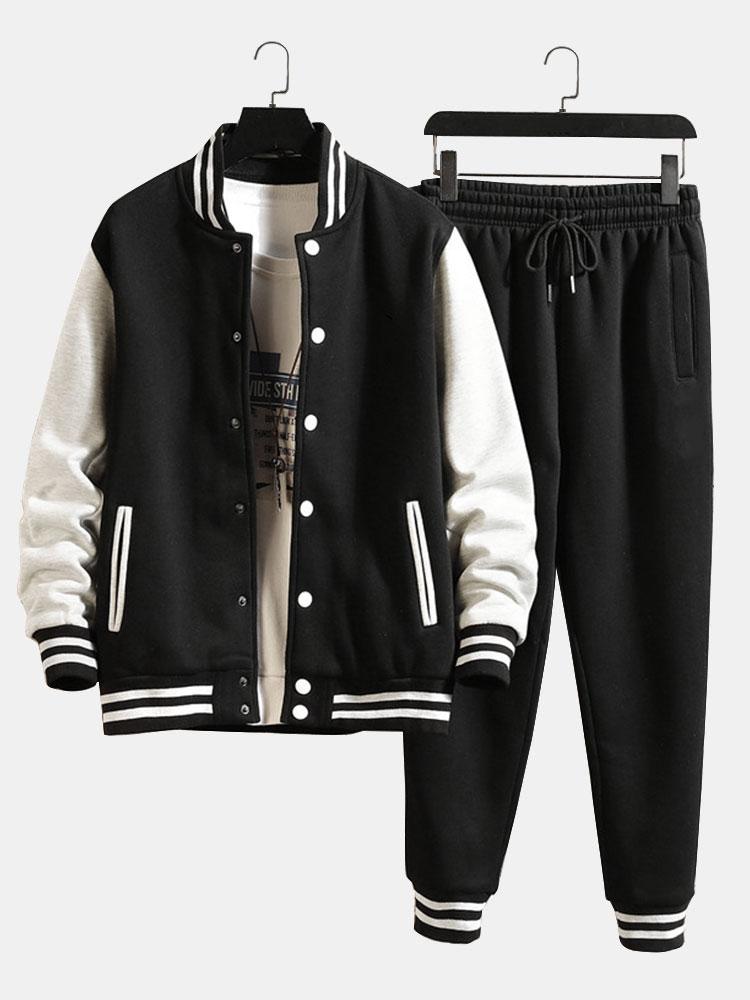 Kontrast Baseballjacke & Joggerhose