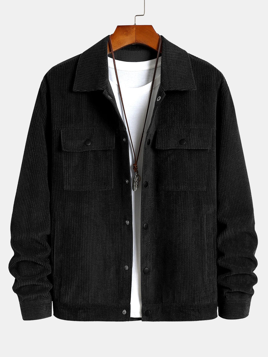 Corduroy Jacke mit Taschen & Kordelzug Corduroy Cargo Joggerhose