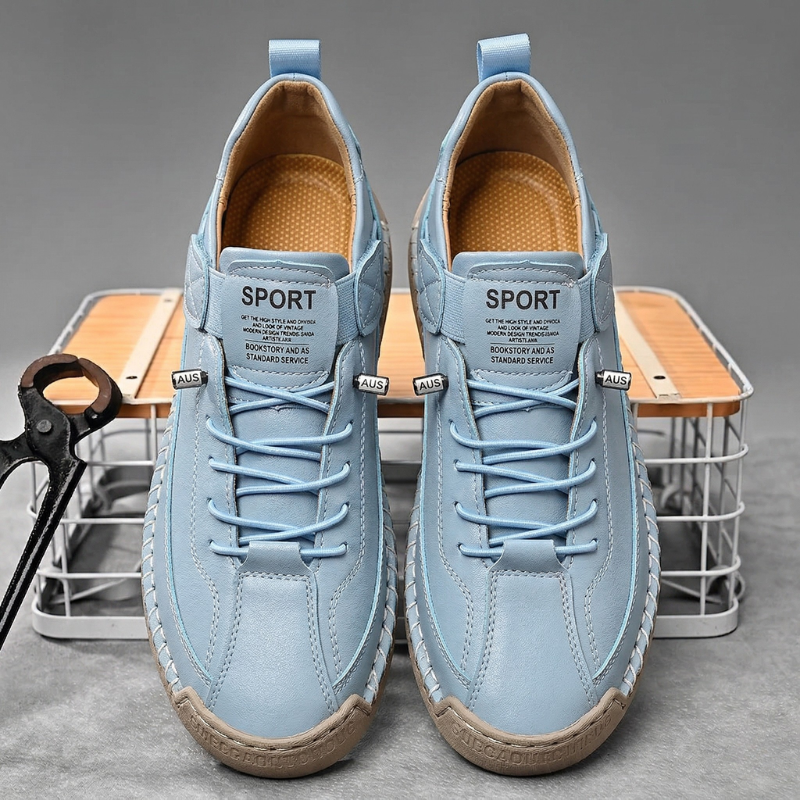 Frenzo Leather Trainer