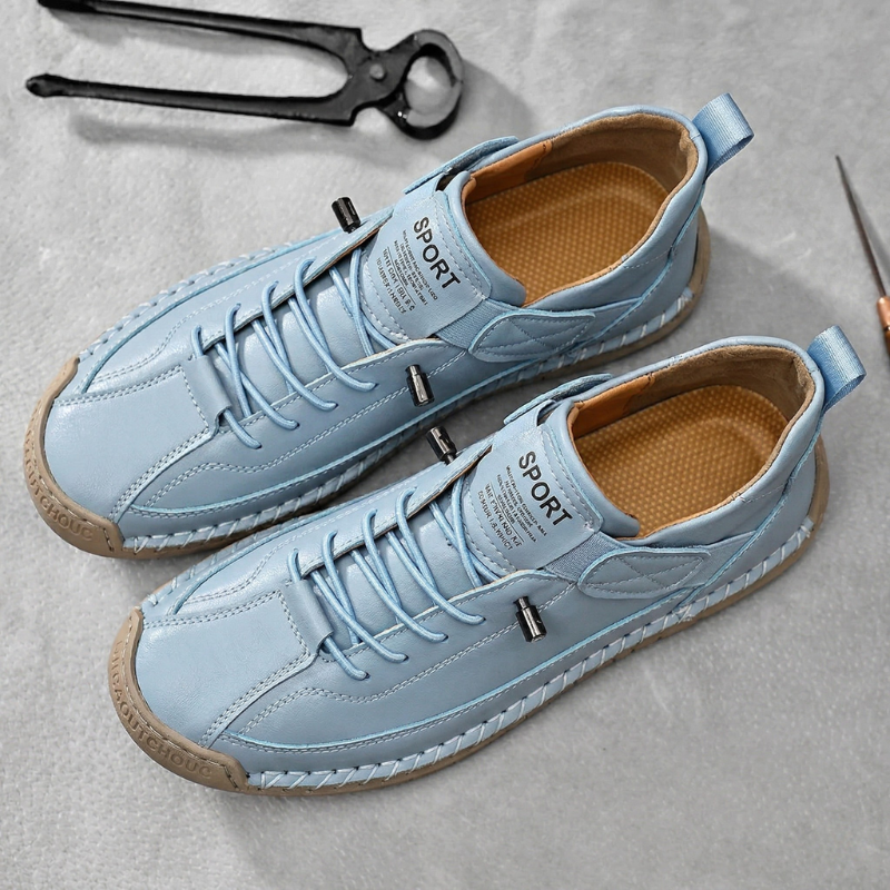 Frenzo Leather Trainer