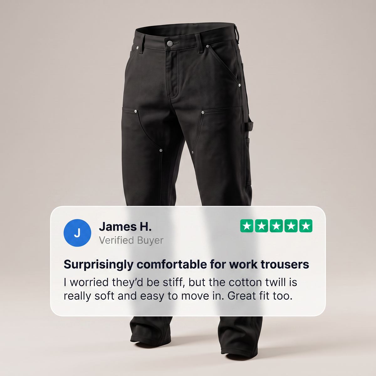Redford Straight-Leg Utility Pants