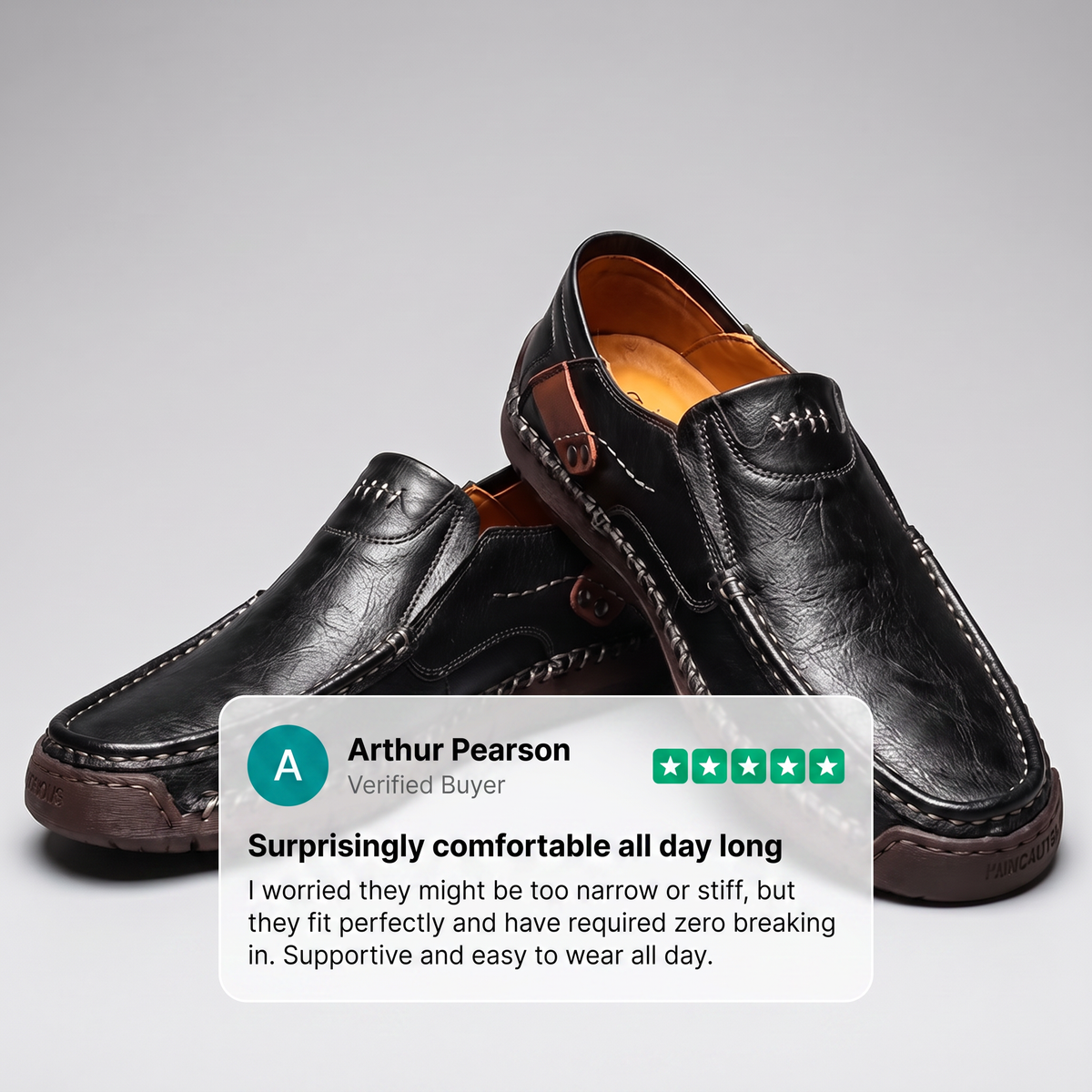 Milan Slip-On Leather Loafers