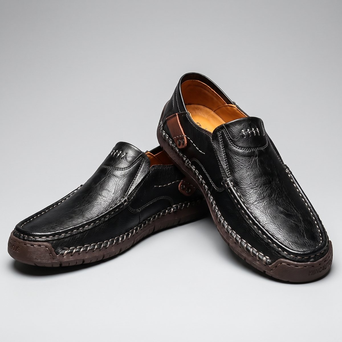 Milan Slip-On Leather Loafers