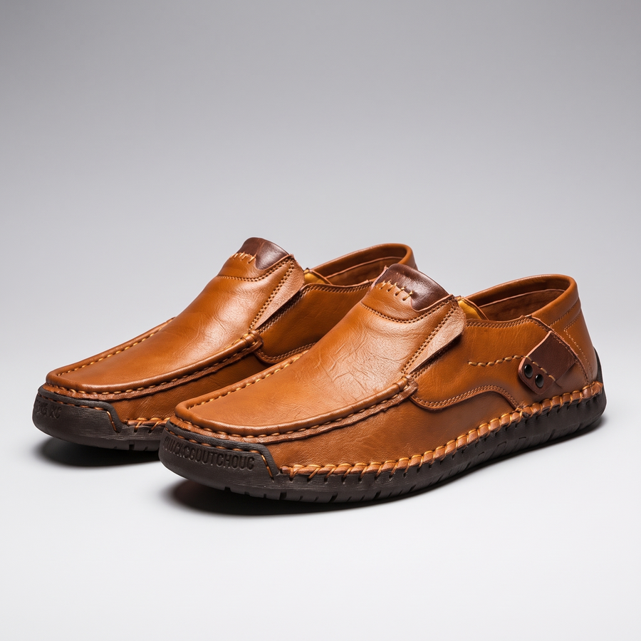 Milan Slip-On Leather Loafers