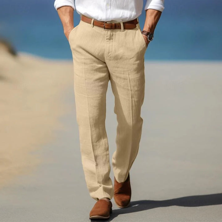 The Ostea pleated trousers