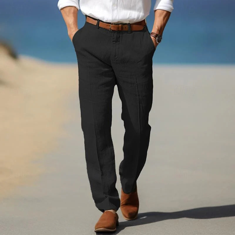 The Ostea pleated trousers