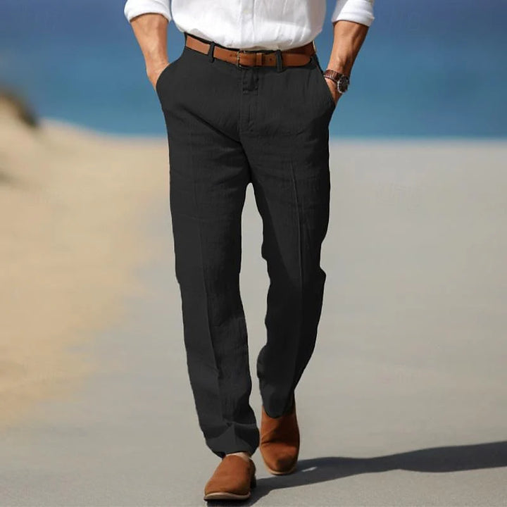 The Ostea pleated trousers