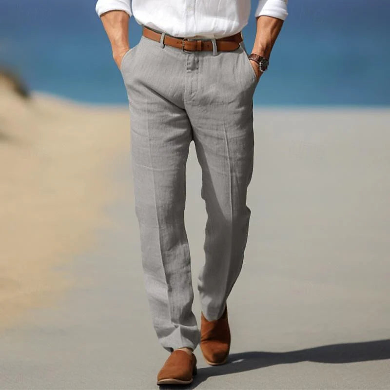 The Ostea pleated trousers