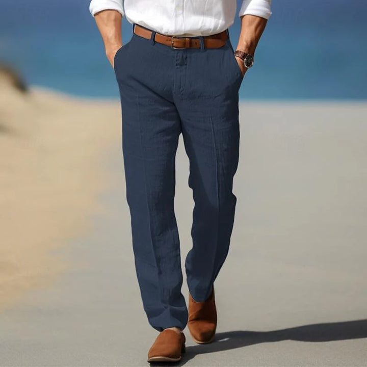 The Ostea pleated trousers