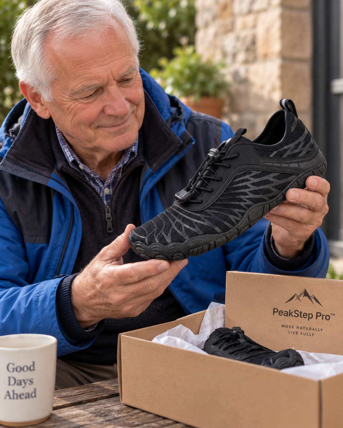 PeakStep Pro™: All Day Comfort, Support & Reliable Grip for Every Step