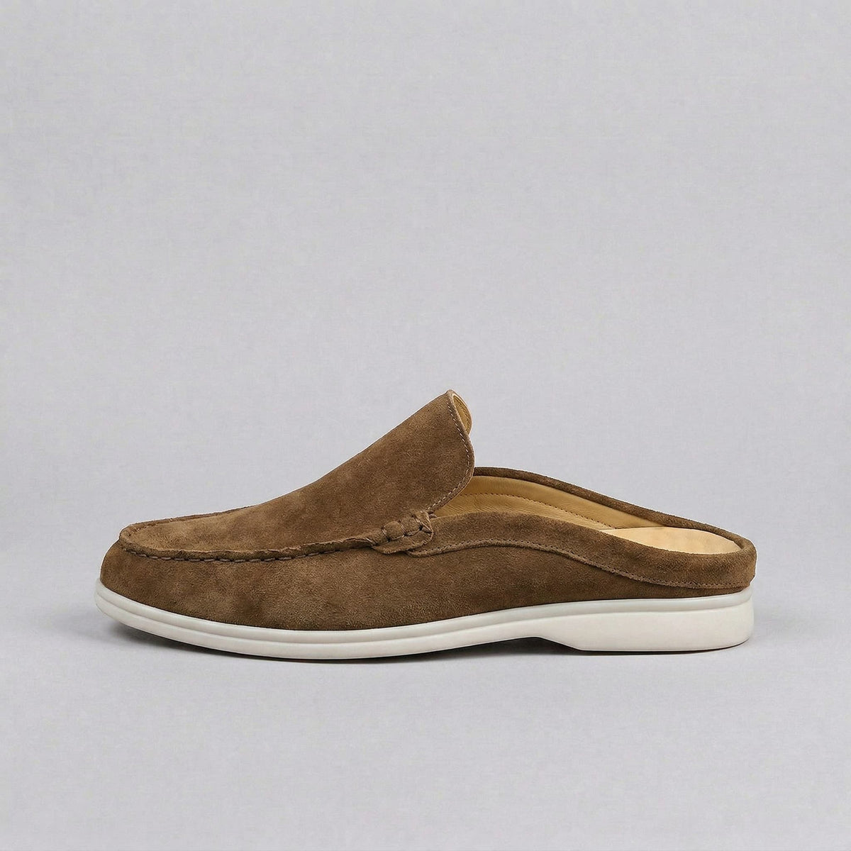 The Ischia Suede Mule