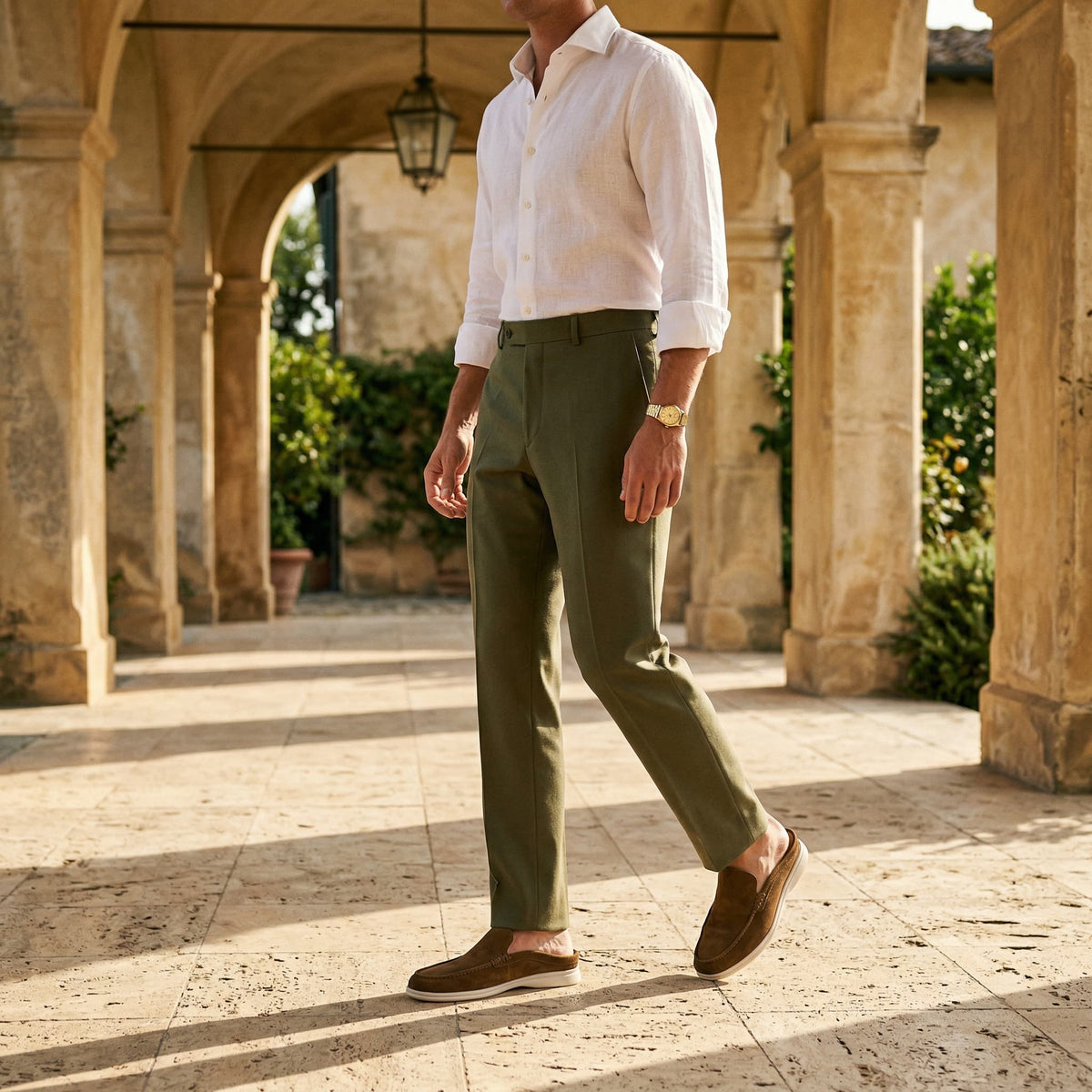 The Ischia Suede Mule