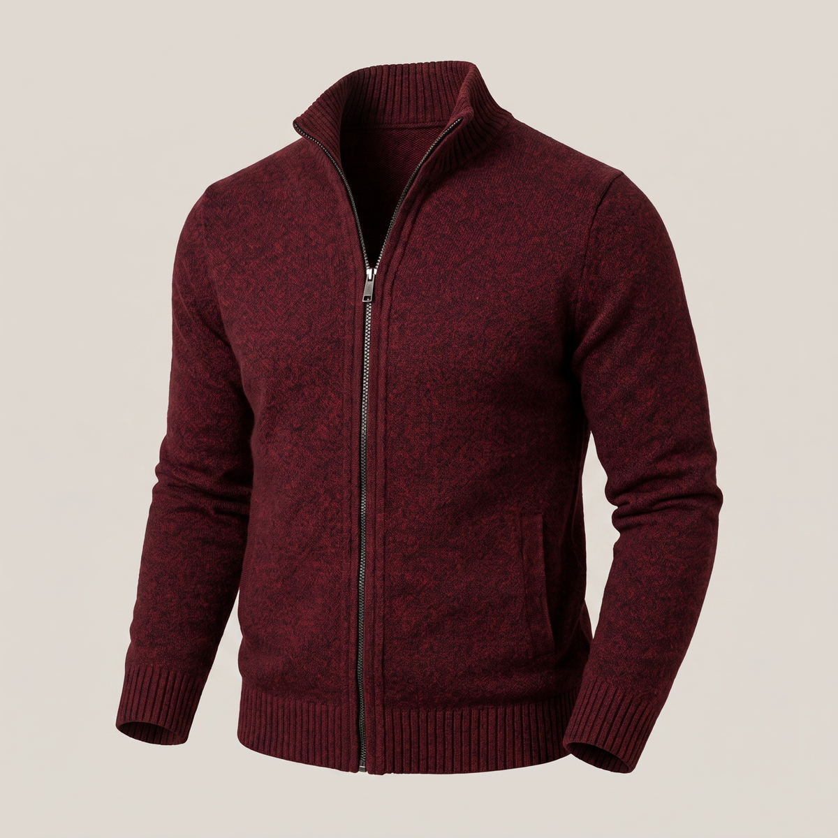 Ravino Zip-Up Cardigan