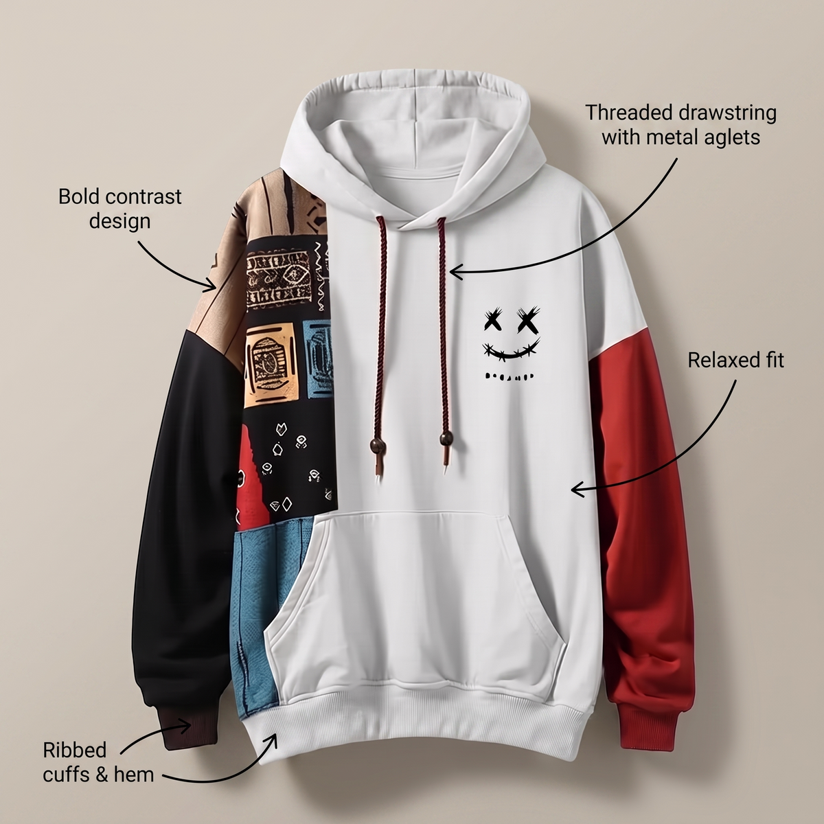 Riot Contrast Hoodie