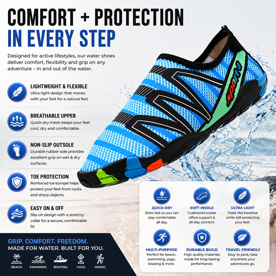 The Shore Shoes - Flexible & Lightweight Comfort