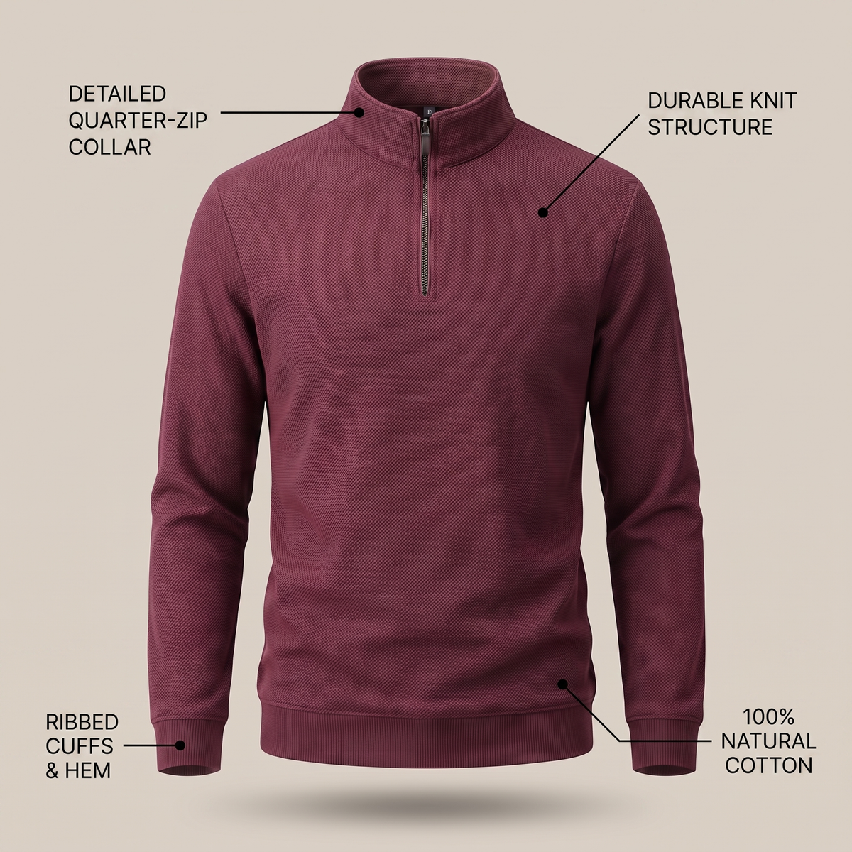 Tavren Quarter-Zip Pullover